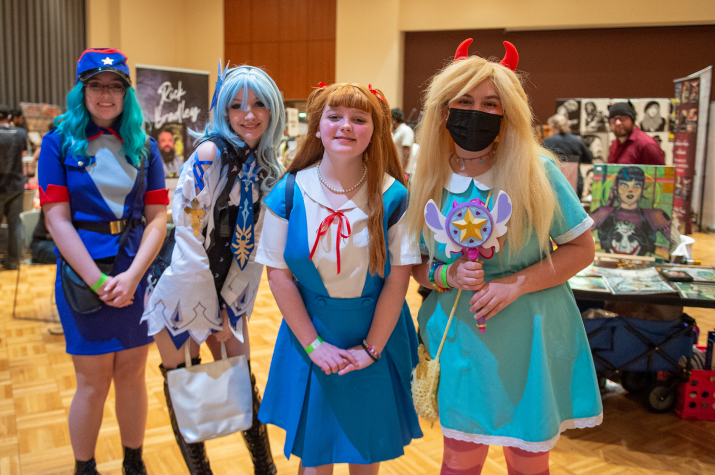cosplay group photo at salukicon