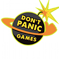 Logo for Don't Panic Games